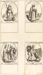 St. Antonius; St. Prisca; St. Germanicus; Sts. Fabianus en Sebastianus