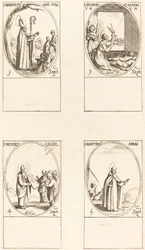 St. Mansuetus; Sts. Serapia en Erasma; Mozes; St. Bertin, Abt