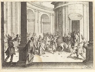 Steniging van Jezus, 1635