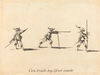 Het Innemen van de Schietpositie met het Musket