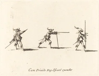 Het Innemen van de Schietpositie met het Musket