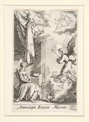 De Aankondiging, nr. 5 uit Het Leven van de Maagd