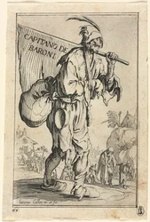 De bedelaars: Frontispice: Kapitein van de baronnen, ca. 1623