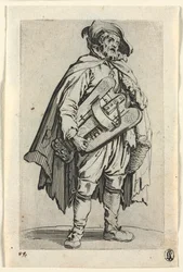 De Bedelaars: De Draaiorgelspeler, ca. 1623