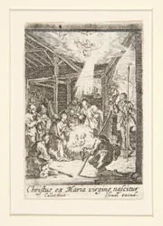 De geboorte van Christus, nr. 7 uit Het leven van de Maagd