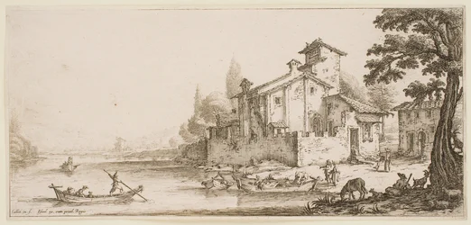 De boottocht, uit de serie “De landschappen van Florence”