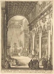 De katafalk van keizer Matthias