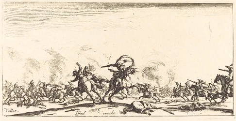 De Cavaleriegevecht met Pistolen