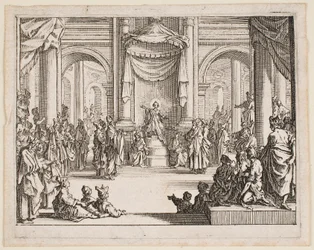 Het kind Jezus onder de schriftgeleerden, uit de serie „Het Nieuwe Testament”