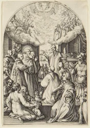 De dood van de heilige Benedictus