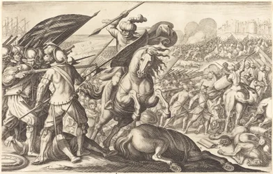 De nederlaag van de Turkse cavalerie