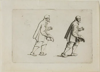 De groetende boer, uit De Caprices