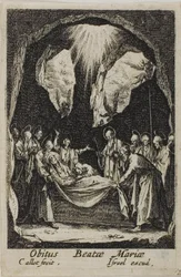 De begrafenis van de Maagd, uit Het leven van de Maagd