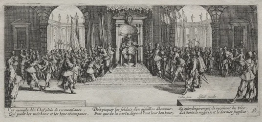 De Grote Ellende van de Oorlog: Verdeling van de Beloning