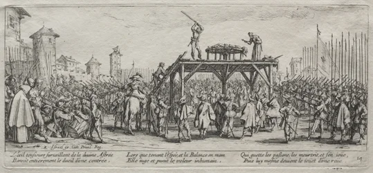 De Grote Ellende van de Oorlog: Executie op het Rad