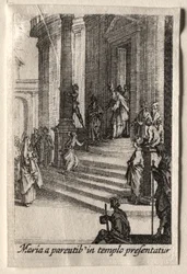 Het Leven van de Maagd: De Presentatie van de Maagd in de Tempel