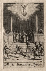 Het Martelaarschap van de Apostelen: St. Barnabas