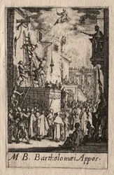 Het martelaarschap van de apostelen: Sint-Bartholomeüs