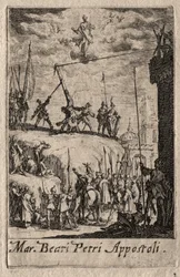 Het Martelaarschap van de Apostelen: St. Petrus
