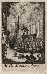Het Martelaarschap van de Apostelen: St. Simon