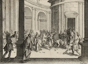 De kooplieden verdreven uit de tempel