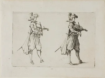 De Vioolspeler, uit De Caprices
