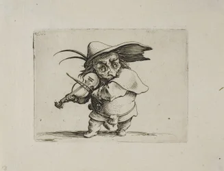 De violist, uit Varie Figure Gobbi