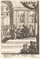 De Maagd presenteert Jezus in de tempel