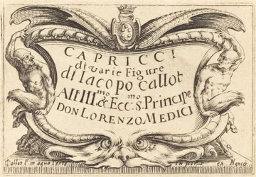 Titelpagina voor "The Capricci"