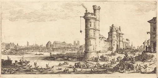 Gezicht op de Pont Neuf
