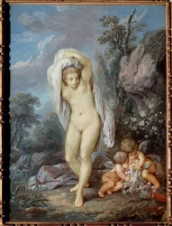 Het bad van Venus. Schilderij door Jacques Charlier