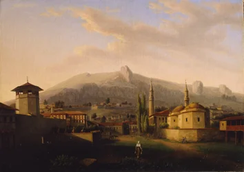 Het paleis van de Khan in Bakhchisarai (Oekraïne)