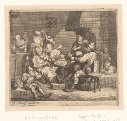 Scène in een herberg