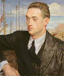 Portret van Henry de Montherlant (1895-1972) 1923