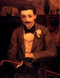 Portret van P. Louys, c1861-1942