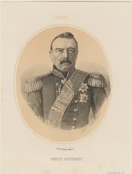 Portret van Prins Mikhail Dmitrievich Gorchakov