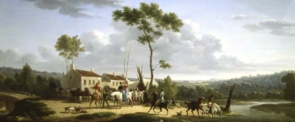 Landschap met figuren