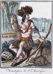 Frontispice van Amerika - in 