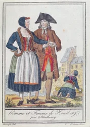 Inwoners van Housberg, nabij Straatsburg, 1796