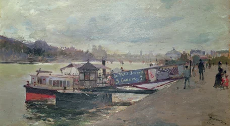Havenscène, 19e eeuw
