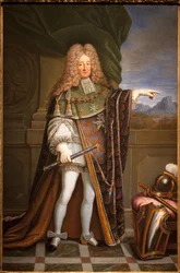 Portret van de maarschalk van Tesse (Rene Mans, Graaf van Tesse)