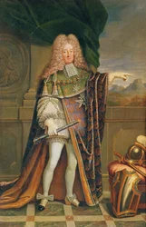 Portret van Rene de Froulay, Graaf van Tesse, ca. 1703