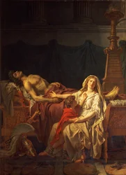 Andromache rouwt om Hector