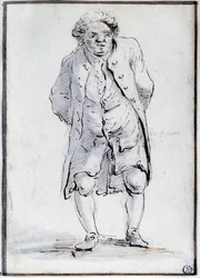 Cartoon van Honore Gabriel Riqueti, Graaf van Mirabeau (1749-1791)