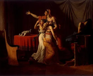 Lictoren brengen de lichamen van zijn zonen naar Brutus, 1789