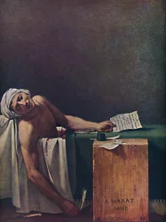 Marat vermoord, De Dood van Marat, 1793, 1937