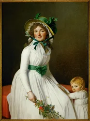 Mevrouw Seriziat en haar zoon ...
