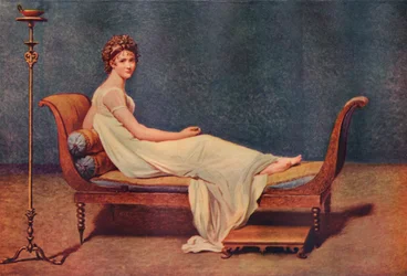 Portret van Madame Recamier, 1800, 1911