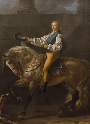 Portret te paard van Stanisław Kostka Potocki