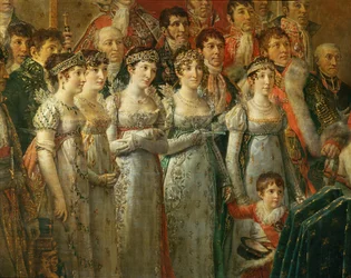 De kroning van Napoleon in de Notre-Dame ...